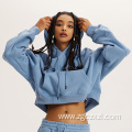 Autumn Thick Spice Girls Cropped Navel Hoodie